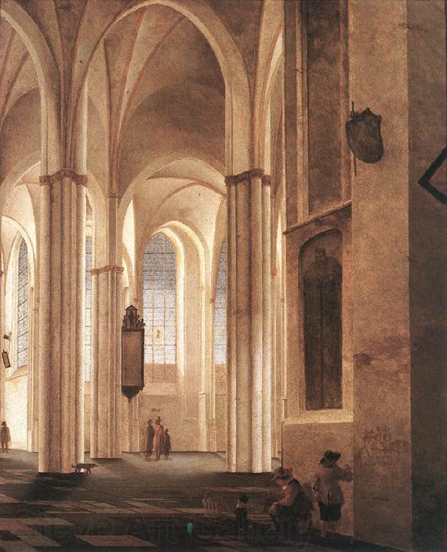 Pieter Jansz Saenredam The Interior of the Buurkerk at Utrecht